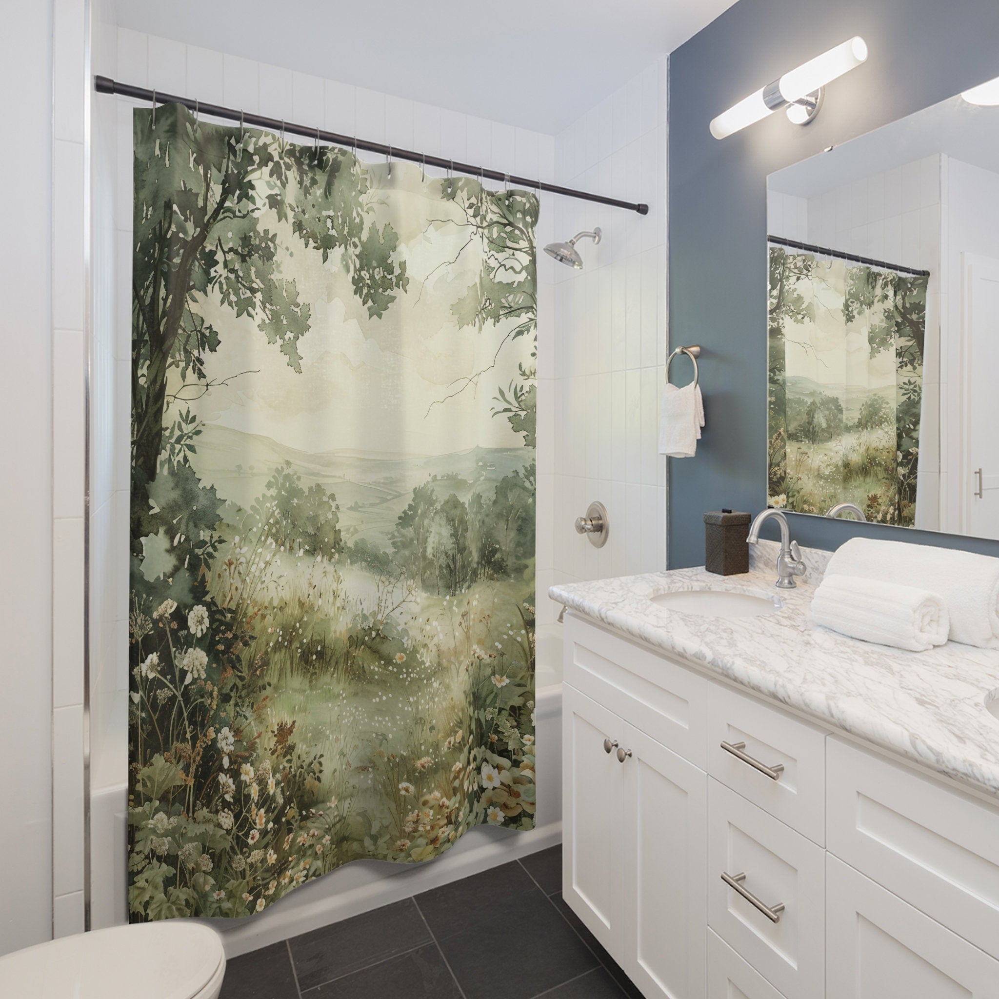 The Countryside Shower Curtains