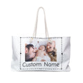 Family Photo Custom Name Travel Bag