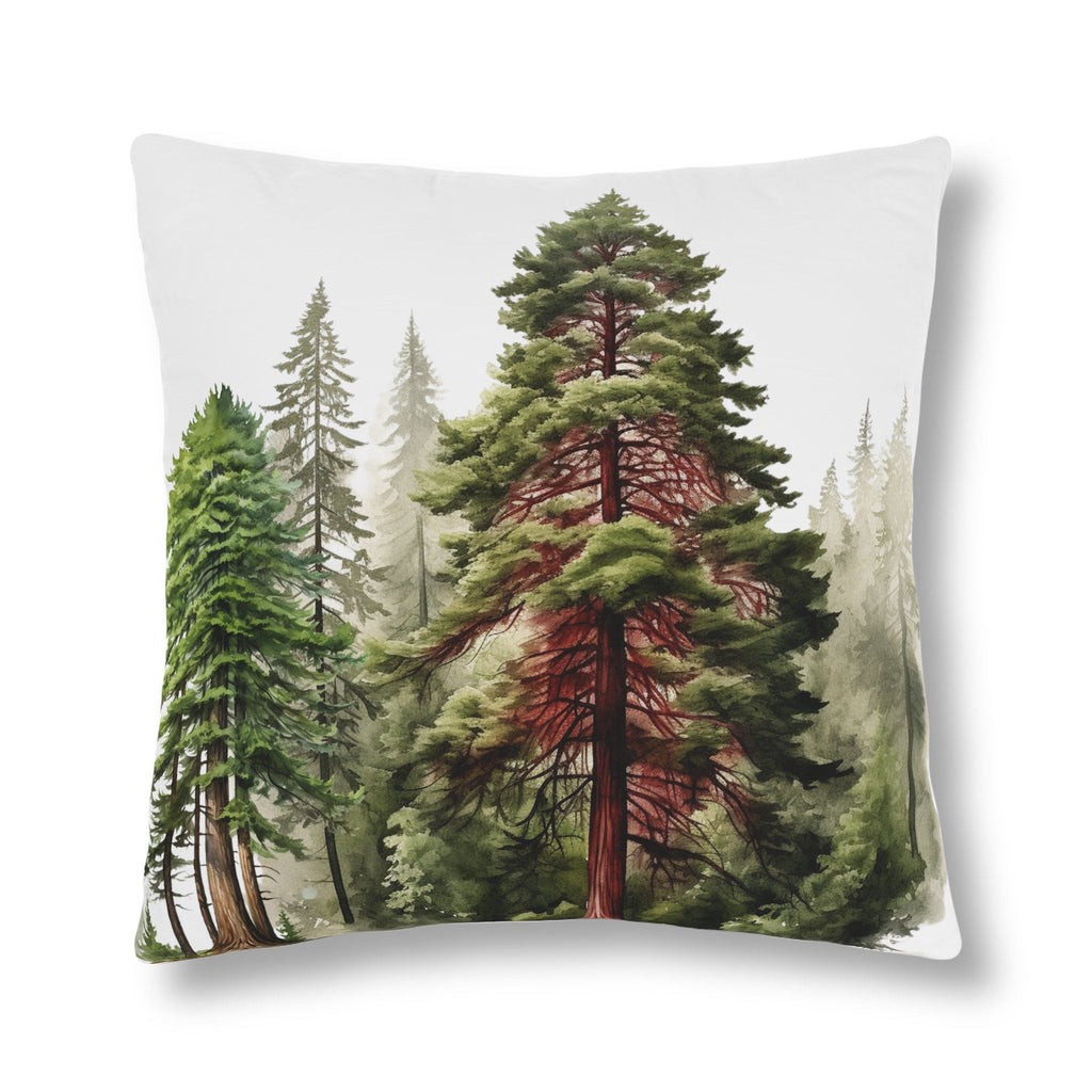 California Redwoods Waterproof Throw Pillow