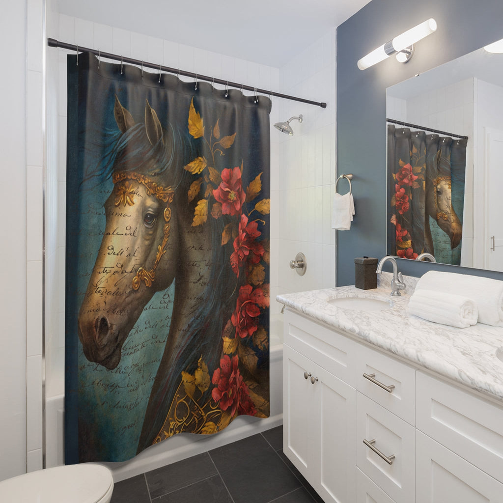 Mystical Royal Horse Shower Curtain