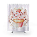 The Cupcake and Horses Shower Curtain