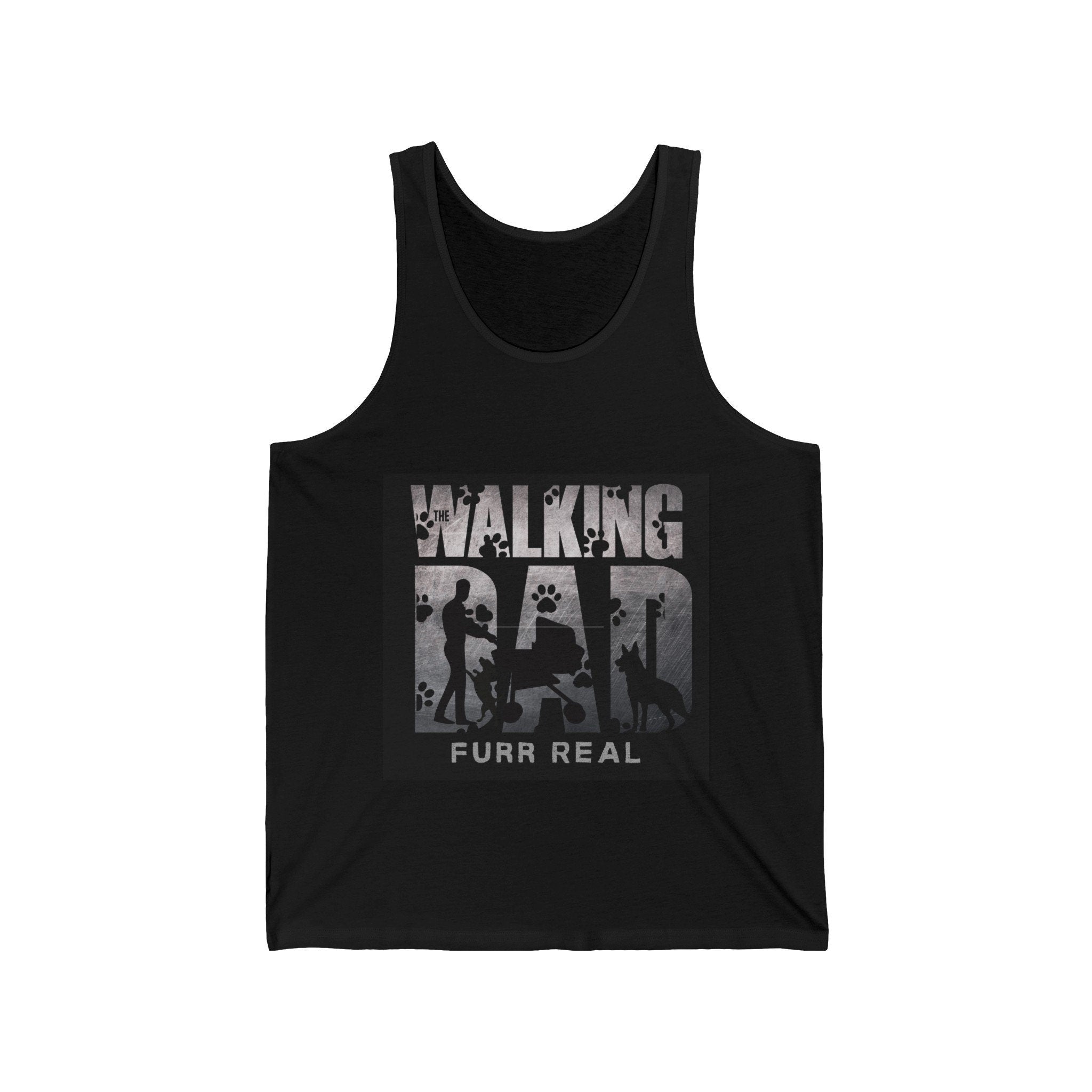 Walking Dad Unisex Jersey Tank M - 2XL