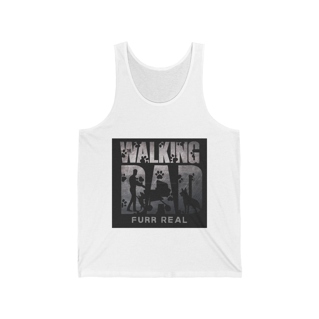 Walking Dad Unisex Jersey Tank M - 2XL