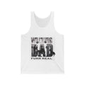 Walking Dad Unisex Jersey Tank M - 2XL White