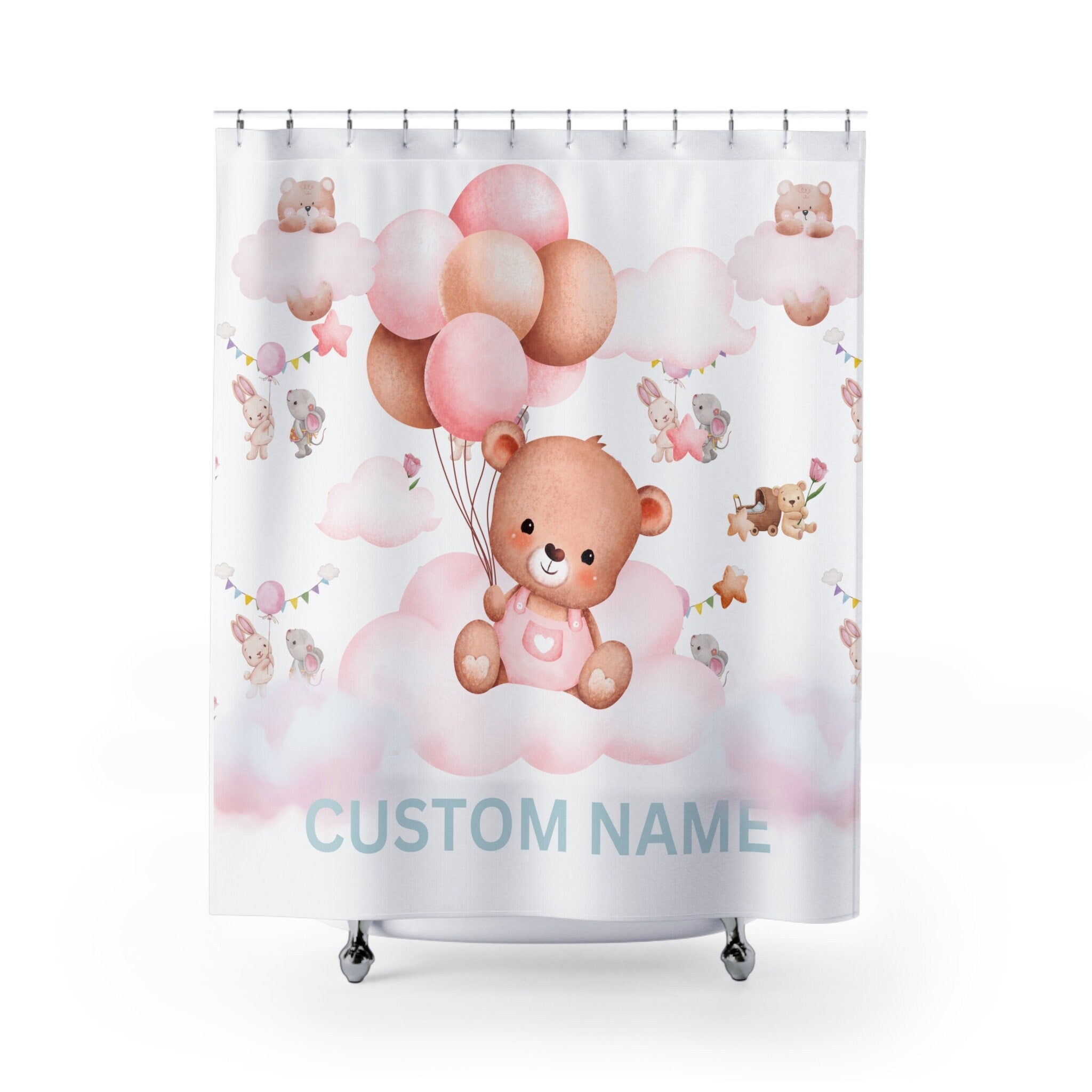 Personalized Baby Girl/Child Shower Curtain