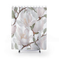 Romantic Shabby Pale Flowers Shower Curtain