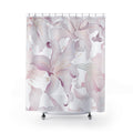 Serenity Pale Colored Flowers  Shower Curtain