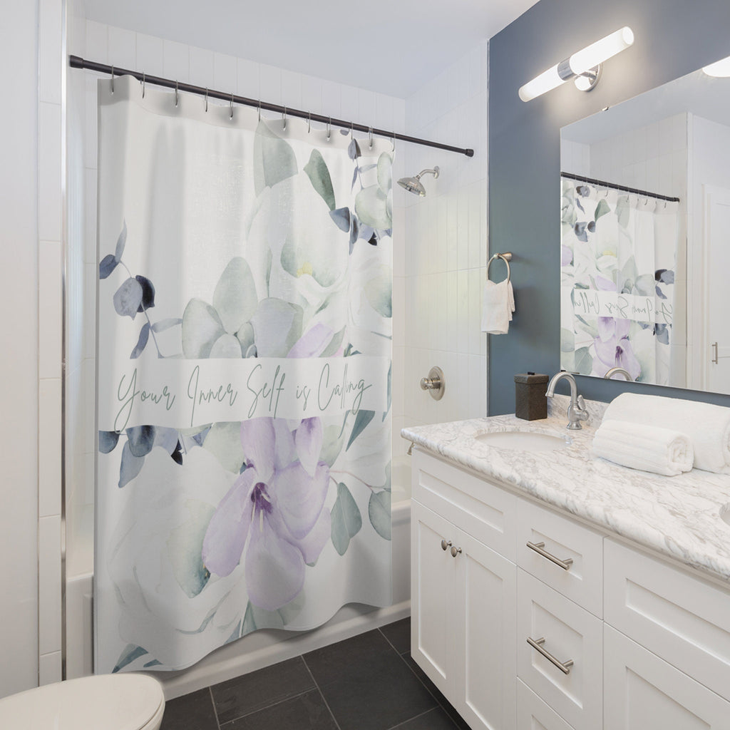 Your Inner Self is Calling Shower Curtain