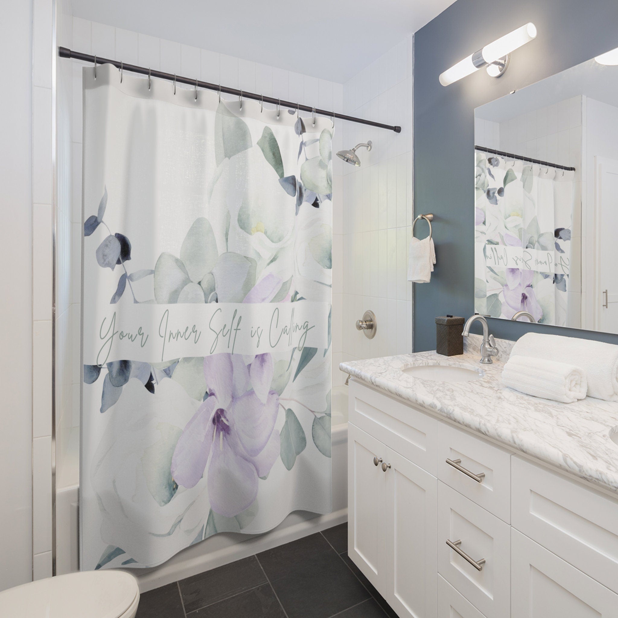 Your Inner Self is Calling Shower Curtain