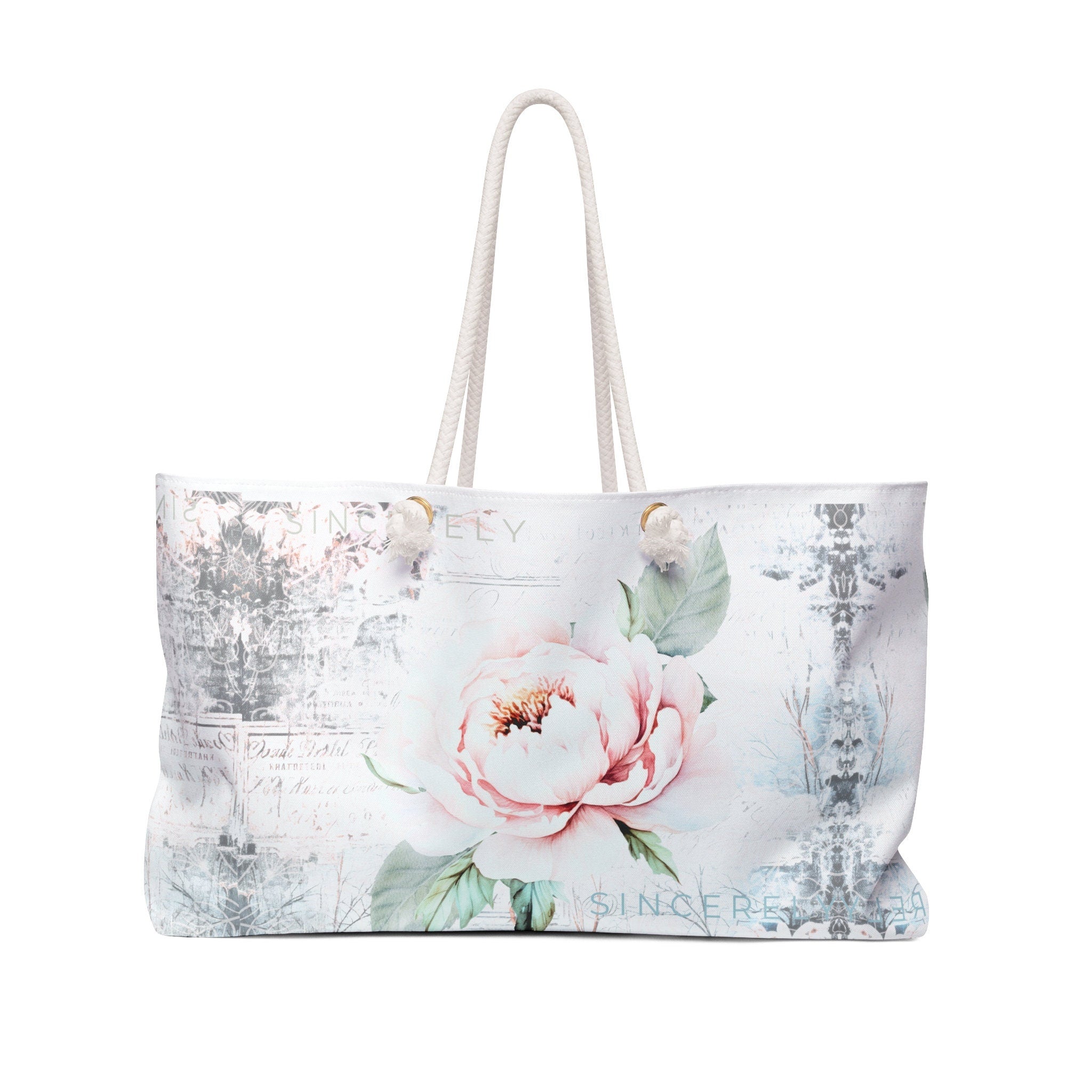 Shabby Pastels Yoga Travel Weekender  Bag