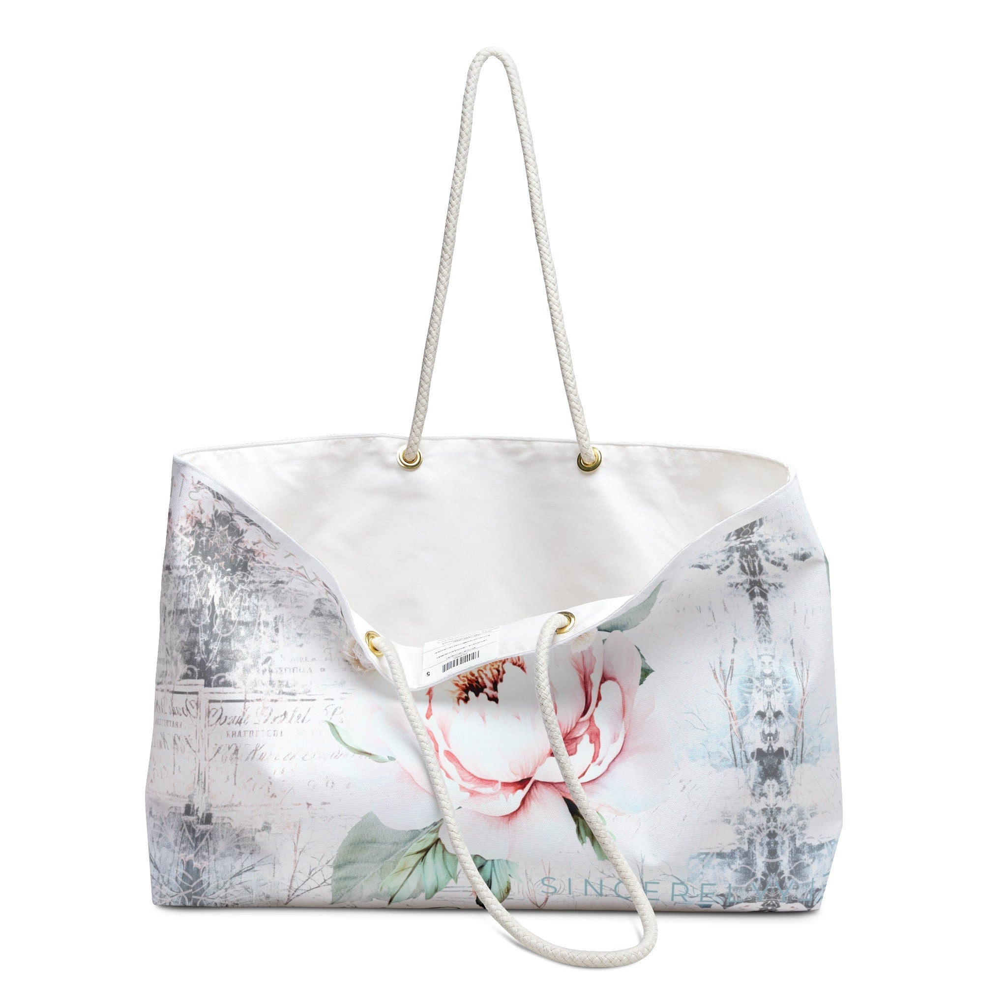 Shabby Pastels Yoga Travel Weekender  Bag