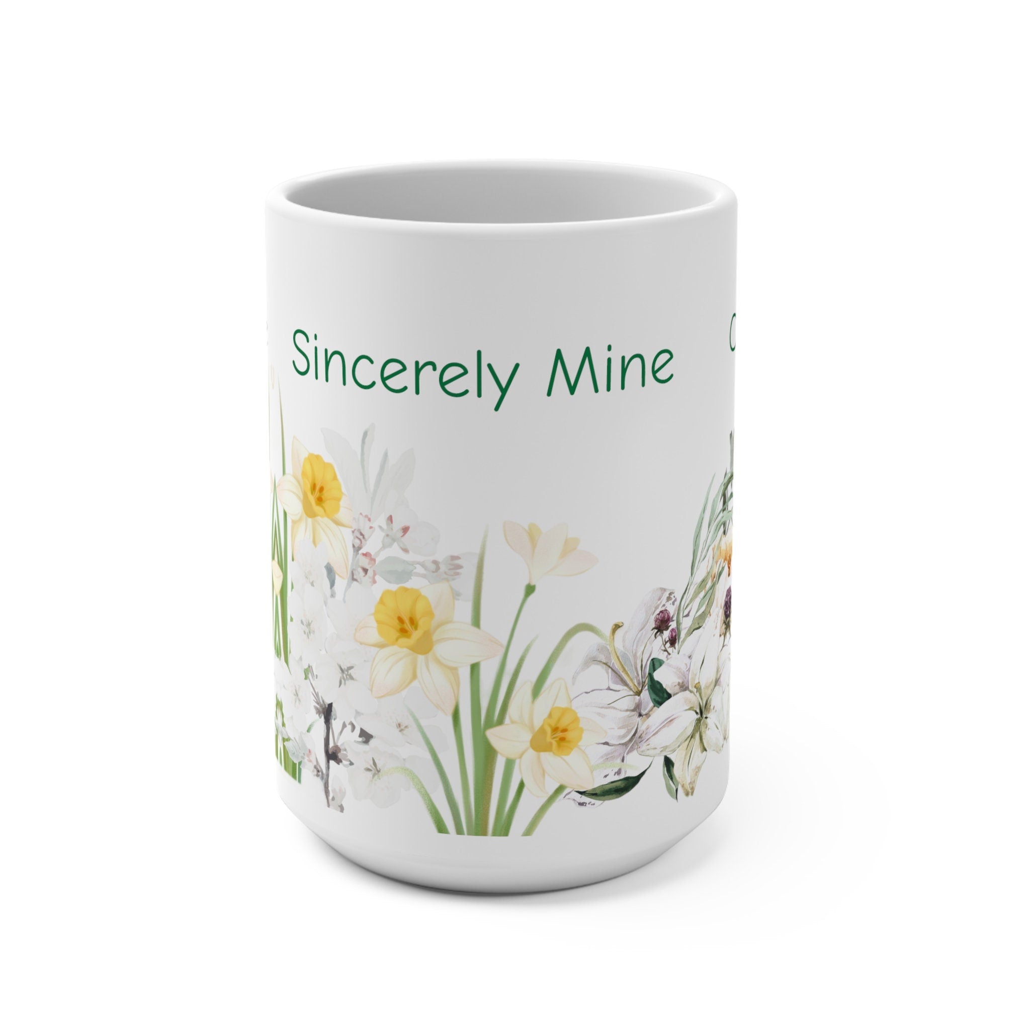 Personaized *Sincerely Mine* Mug 15oz