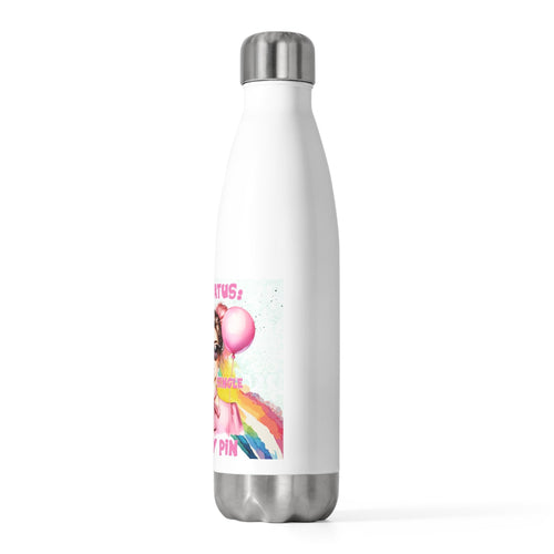 20 oz Life Status Bubble Gum Woman Insulated 20oz Bottle