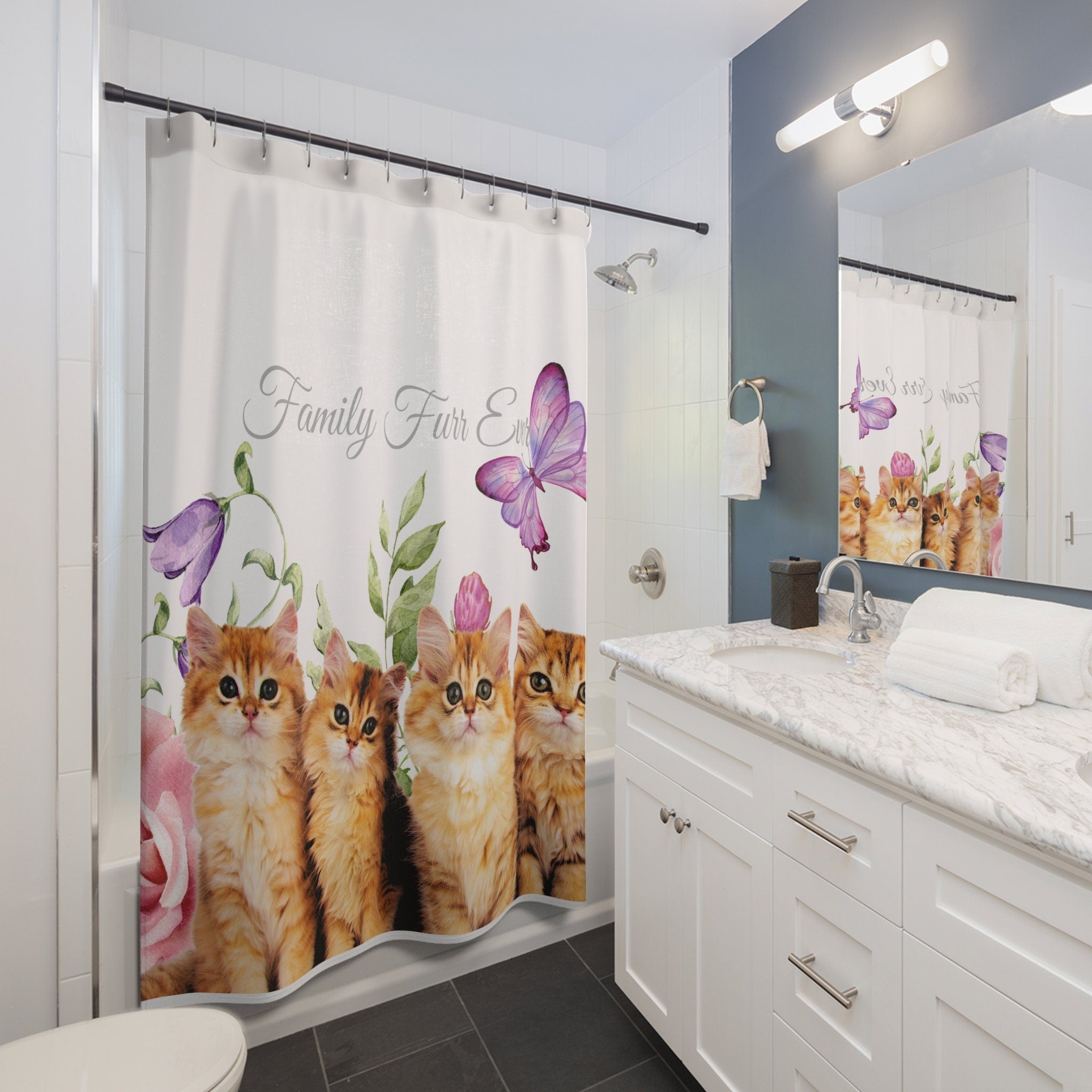 Family Furr Ever  Shower Curtain