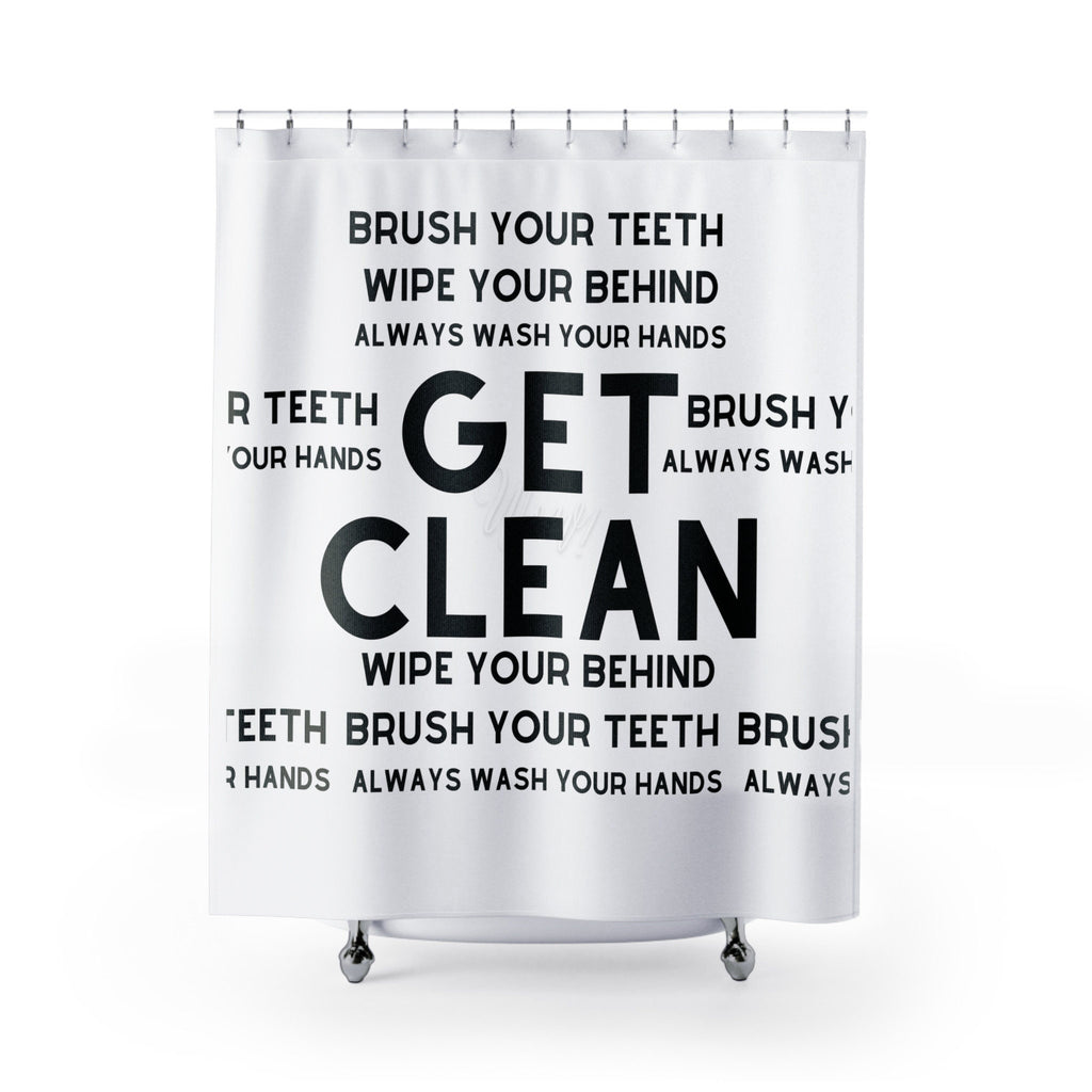Get Clean Shower Curtain