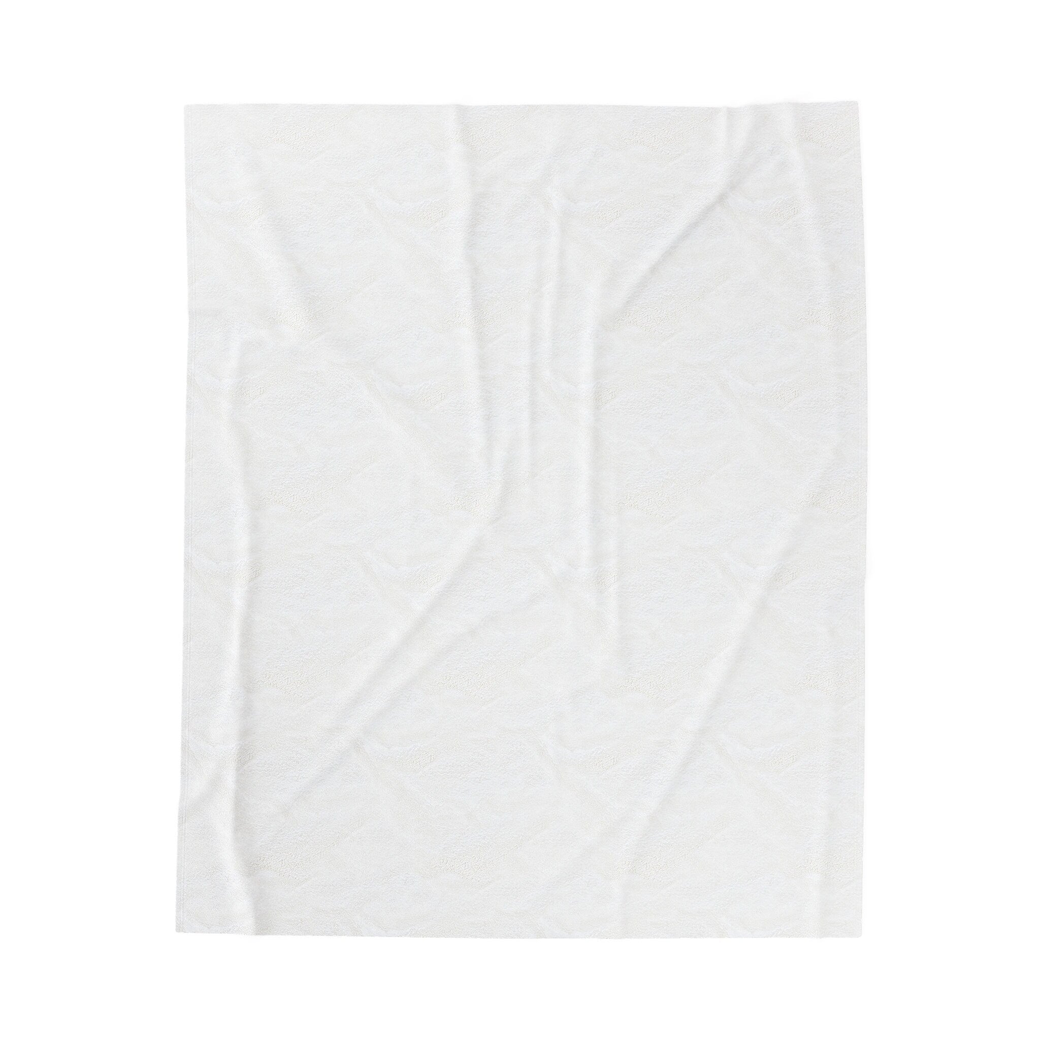 Shabby Rustic Chic White Horse Cottage Plush Blanket
