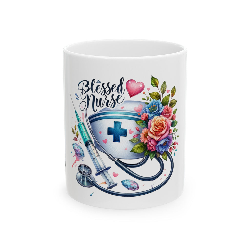 Your Name "Blessed Nurse",  (11oz, 15oz)