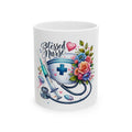 Your Name "Blessed Nurse",  (11oz, 15oz)