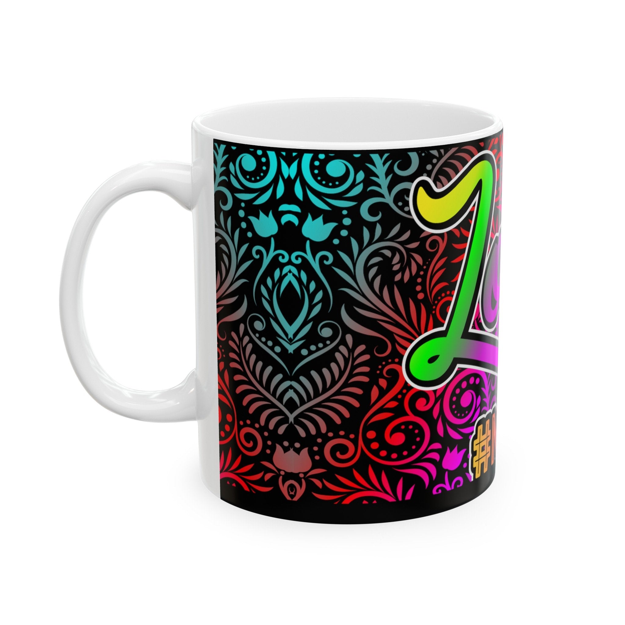 Your Name "Love Nurse Life"  Mug, (11oz, 15oz) Black