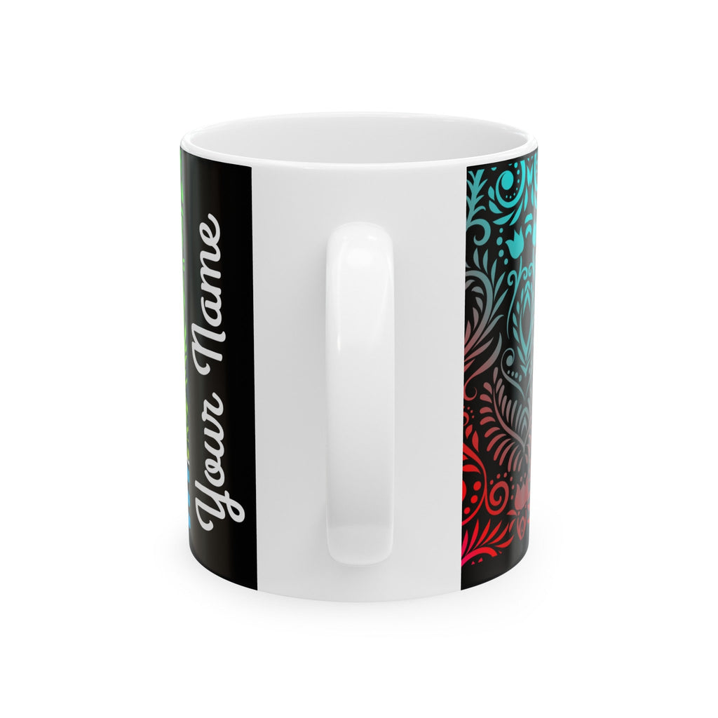 Your Name "Love Nurse Life"  Mug, (11oz, 15oz) Black