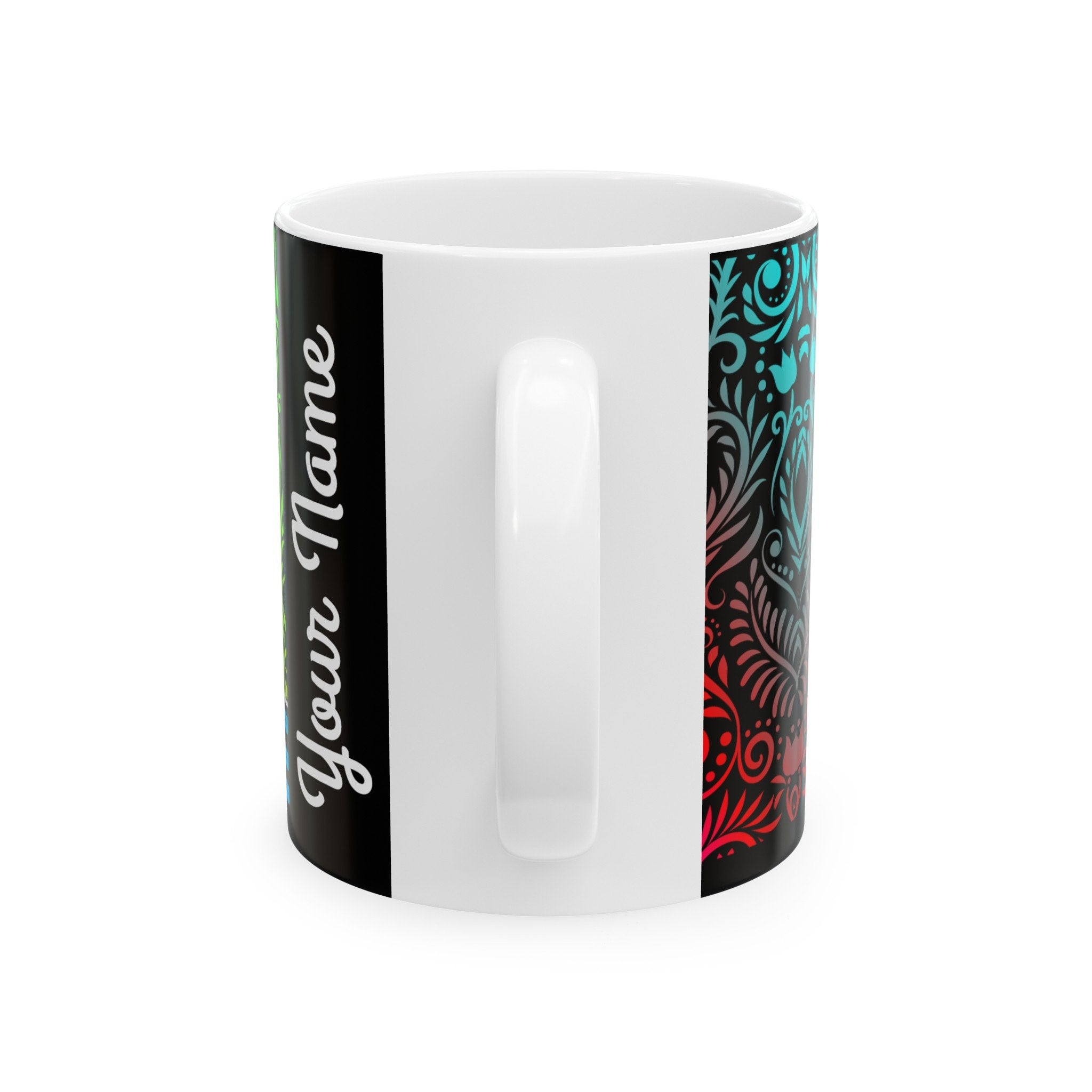 Your Name "Love Nurse Life"  Mug, (11oz, 15oz) Black