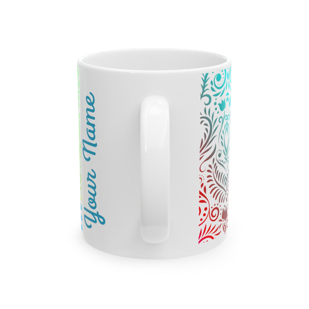 Your Name "Love Nurse Life"  Mug, (11oz, 15oz) White