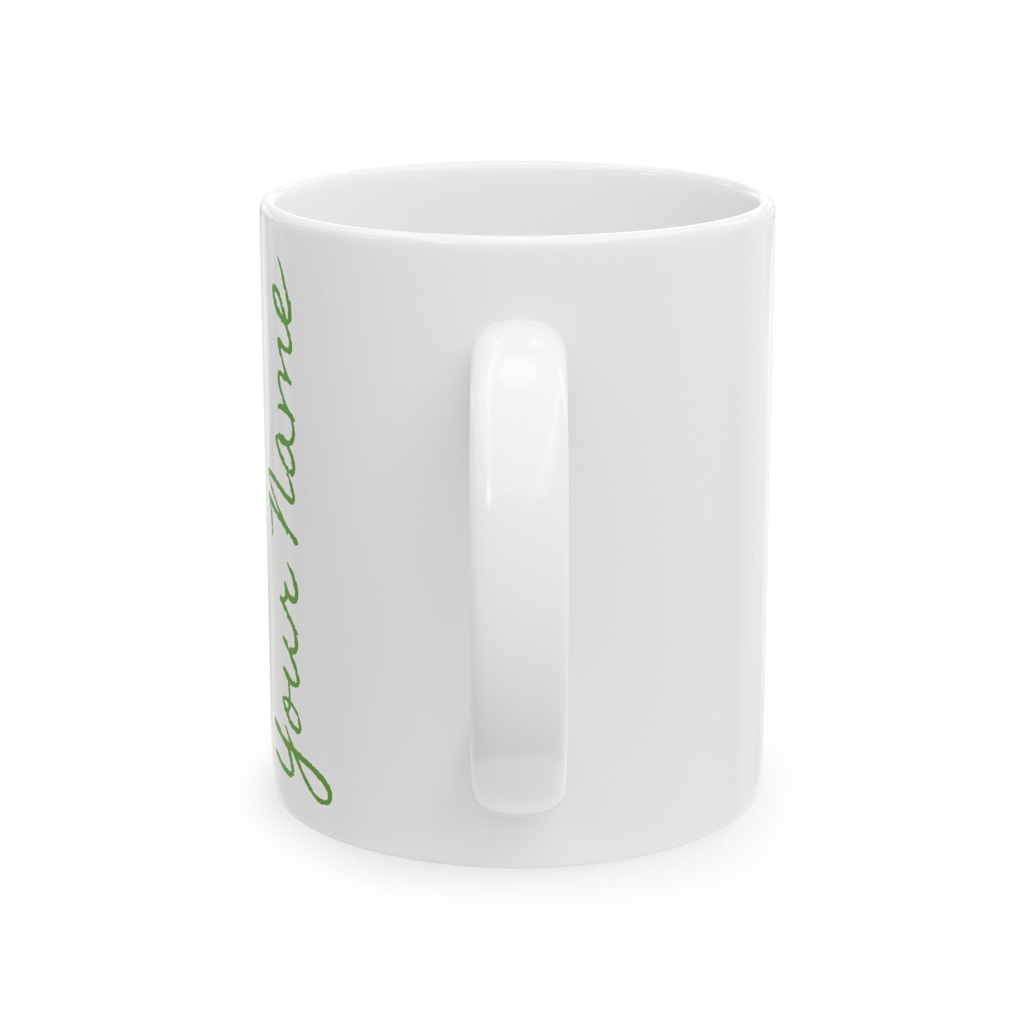 Summer "Nurse" with Your Name "Nurse"  Mug, (11oz, 15oz) White