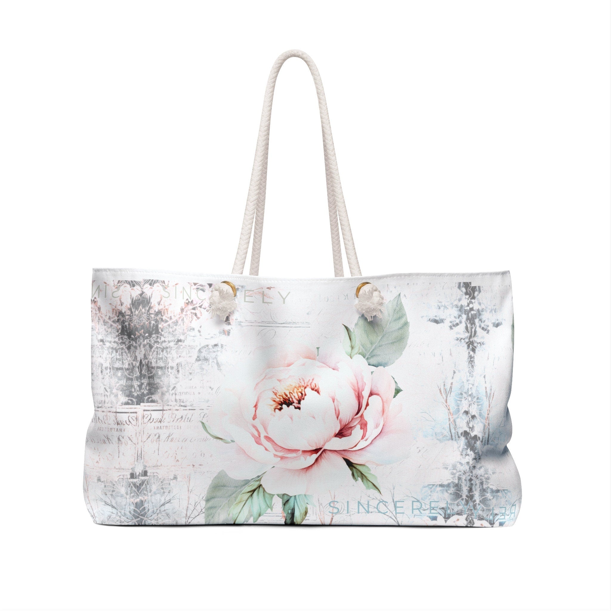 Shabby Pastels Yoga Travel Weekender  Bag