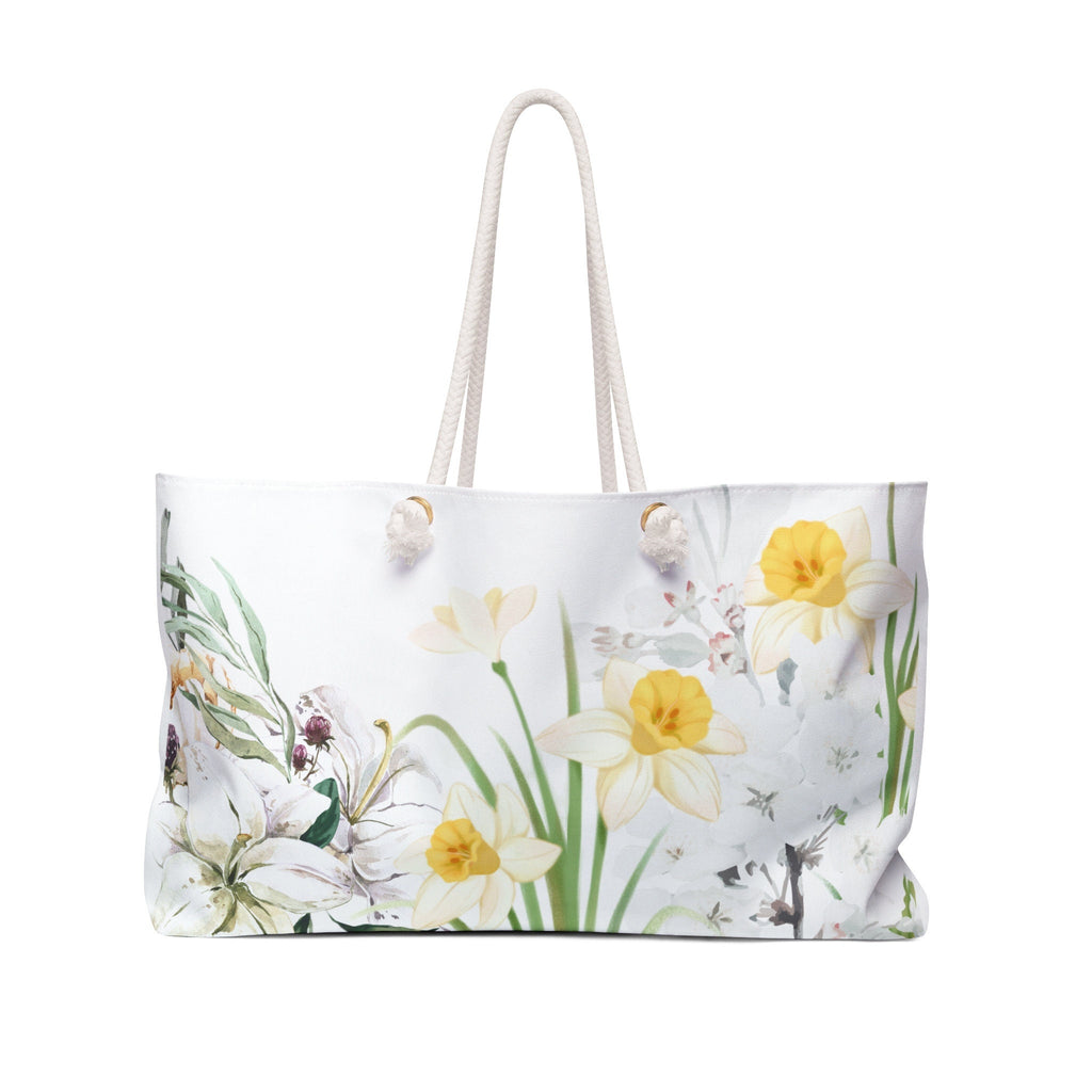 Daisy Floral Tote Yoga Weekender Bag