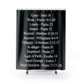 Directional Bible Verses  Shower Curtain