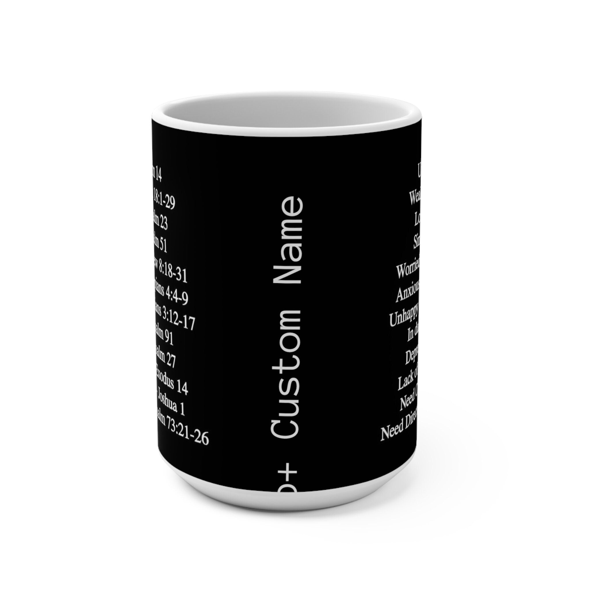 Directional Bible Verses 15 oz Mug