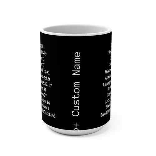 Directional Bible Verses 15 oz Mug