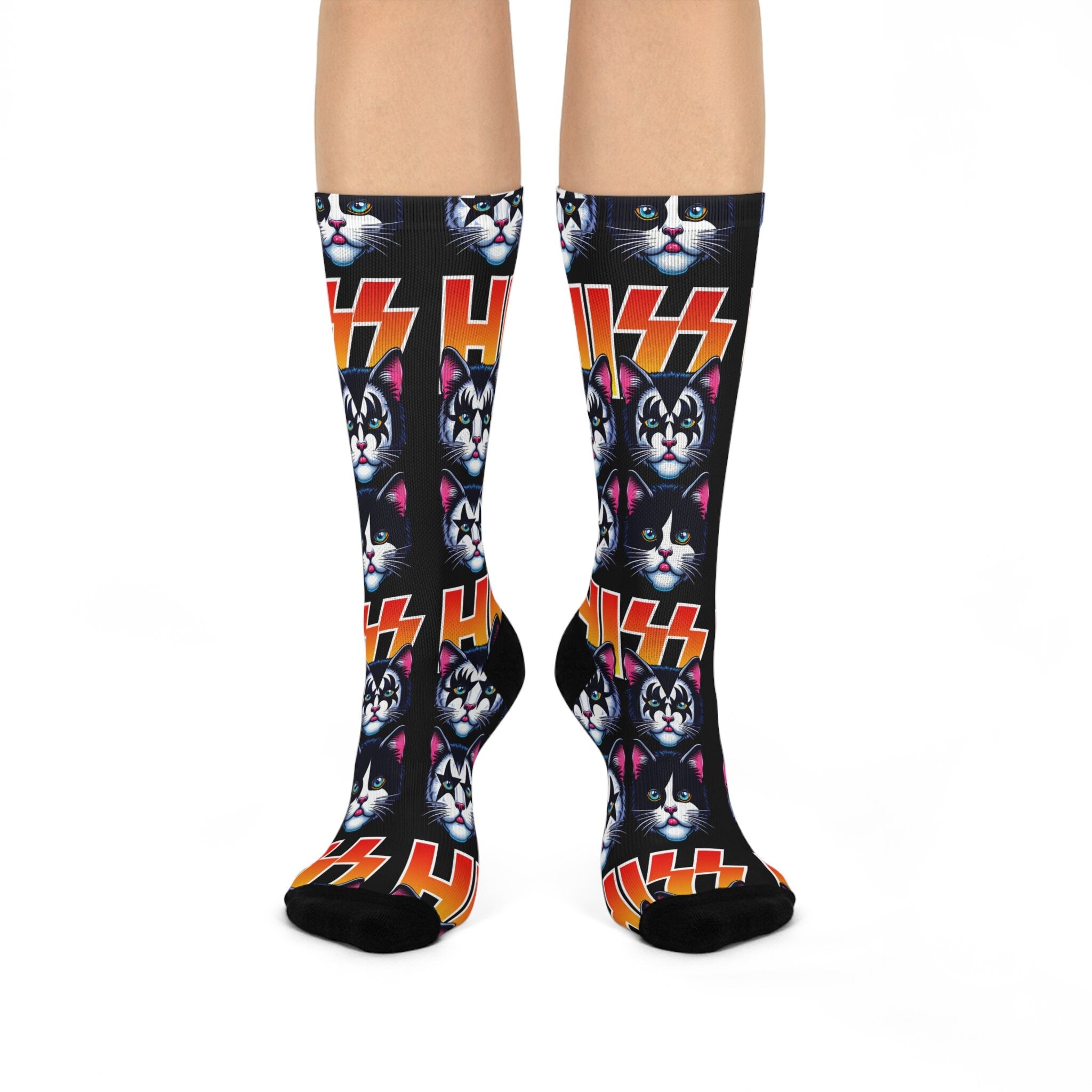 Hiss Unisex Cushioned Crew Socks