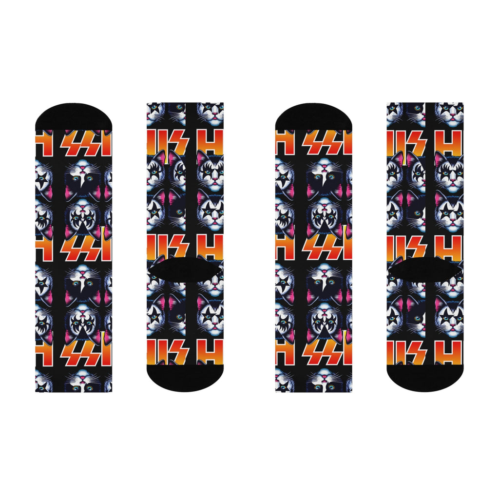 Hiss Unisex Cushioned Crew Socks