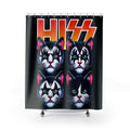 HISS Feline Rock Culture Tribute Shower Curtain