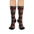 Paws N Roses Unisex Cushioned Crew Socks