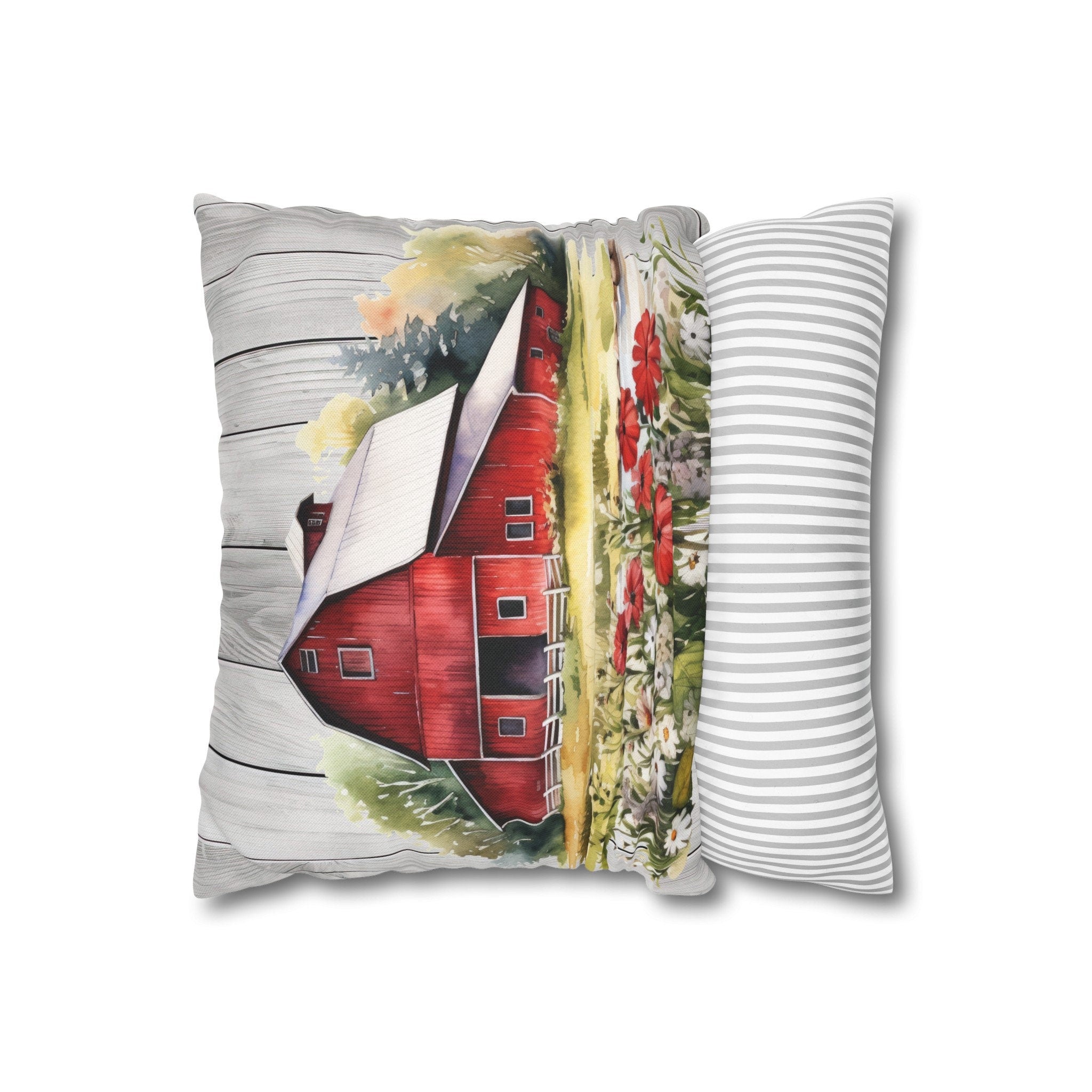 Red Barn Countryside Luxury Spun Polyester Pillowcase