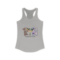 Grey Registered Nurse with Your Name Racerback Tank