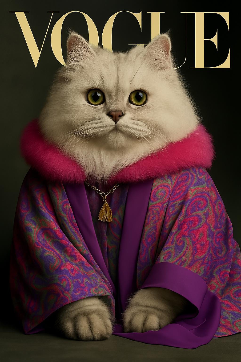 Magaxine Cat Custom Pet Portrait