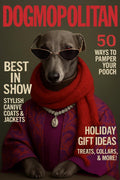 Fashion Dog Mag Cover Custom Pet Portrait