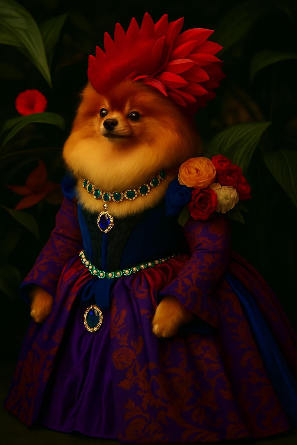 Victorian Custom Pet Portrait