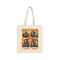 Horror Boys Cotton Canvas Tote Bag: Spooky Fall Shopping Tote