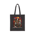 Horror Movie Friends Cotton Canvas Tote Bag: Halloween Fall Bag
