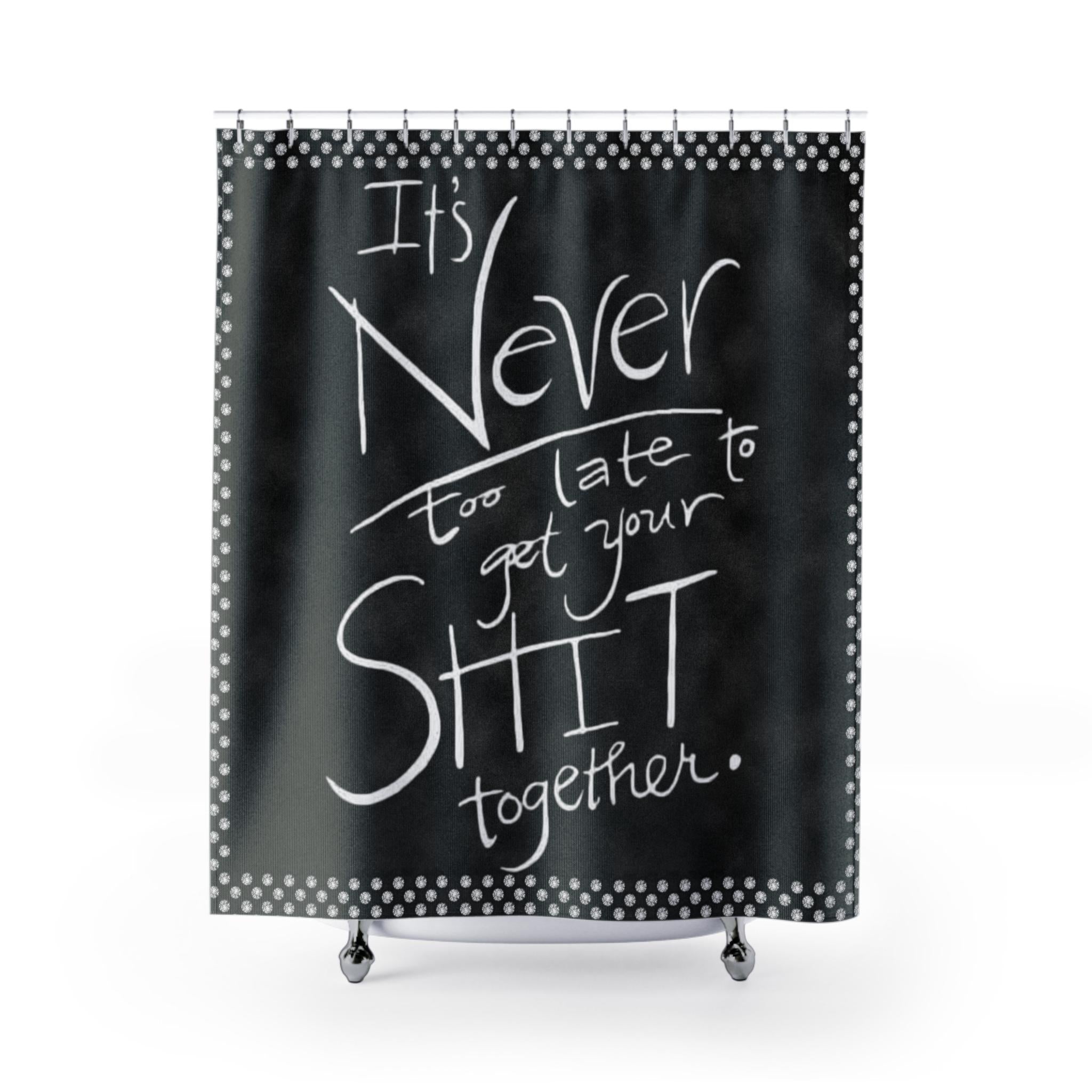 Sarcastic Bathroom Curtain: Funny Novelty Home Decor