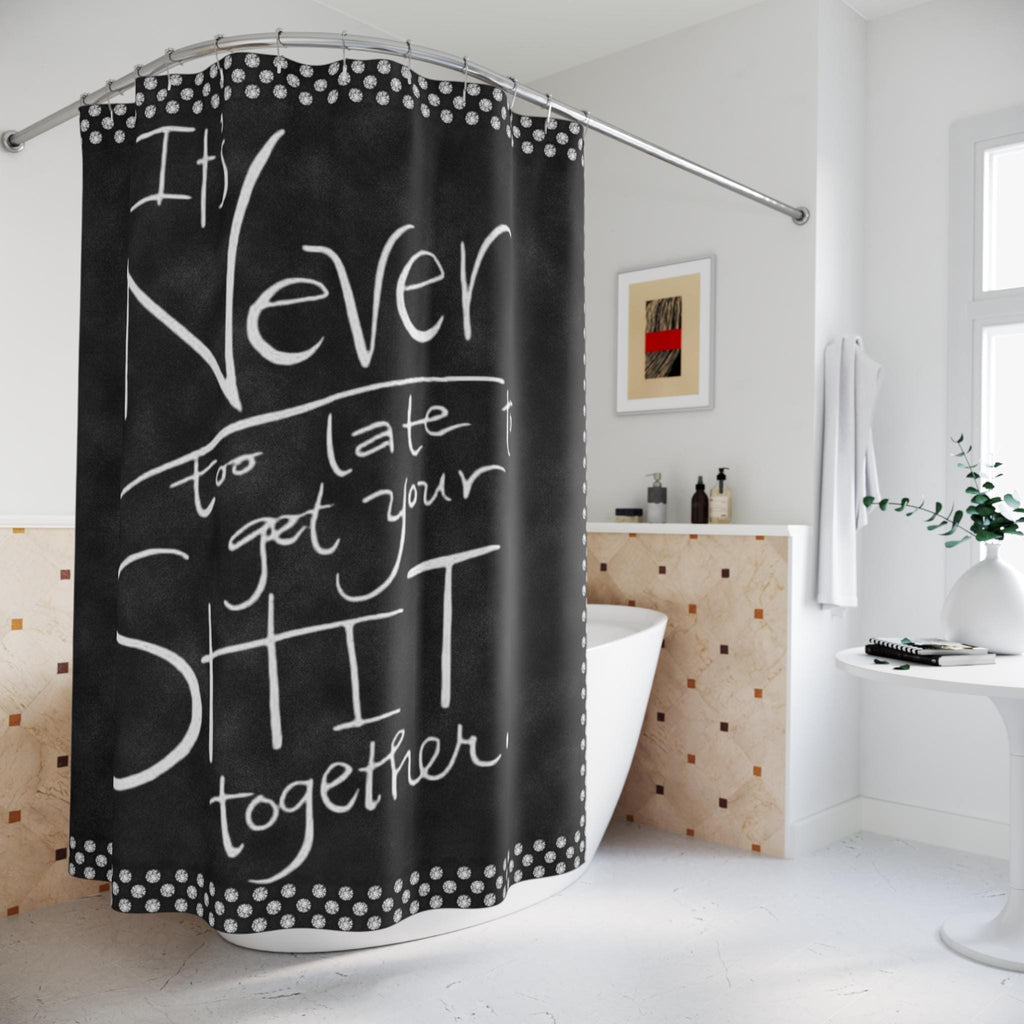 Sarcastic Bathroom Curtain: Funny Novelty Home Decor