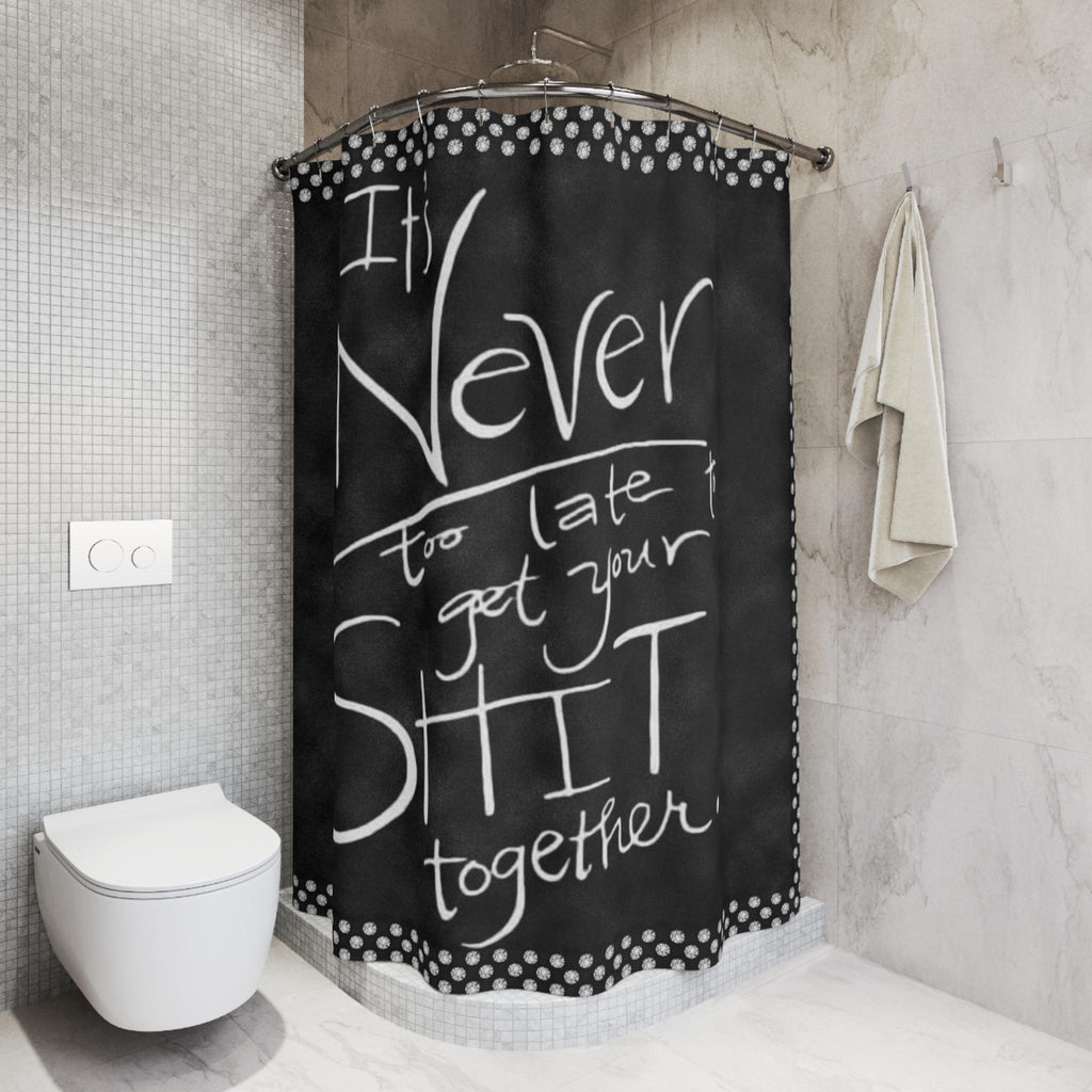 Sarcastic Bathroom Curtain: Funny Novelty Home Decor