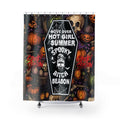 Spooky Bitch Season Shower Curtain, Funny Halloween Bathroom Decor