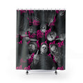 Horror Slashers Shower Curtain: Bloody Middle Finger Bathroom Decor