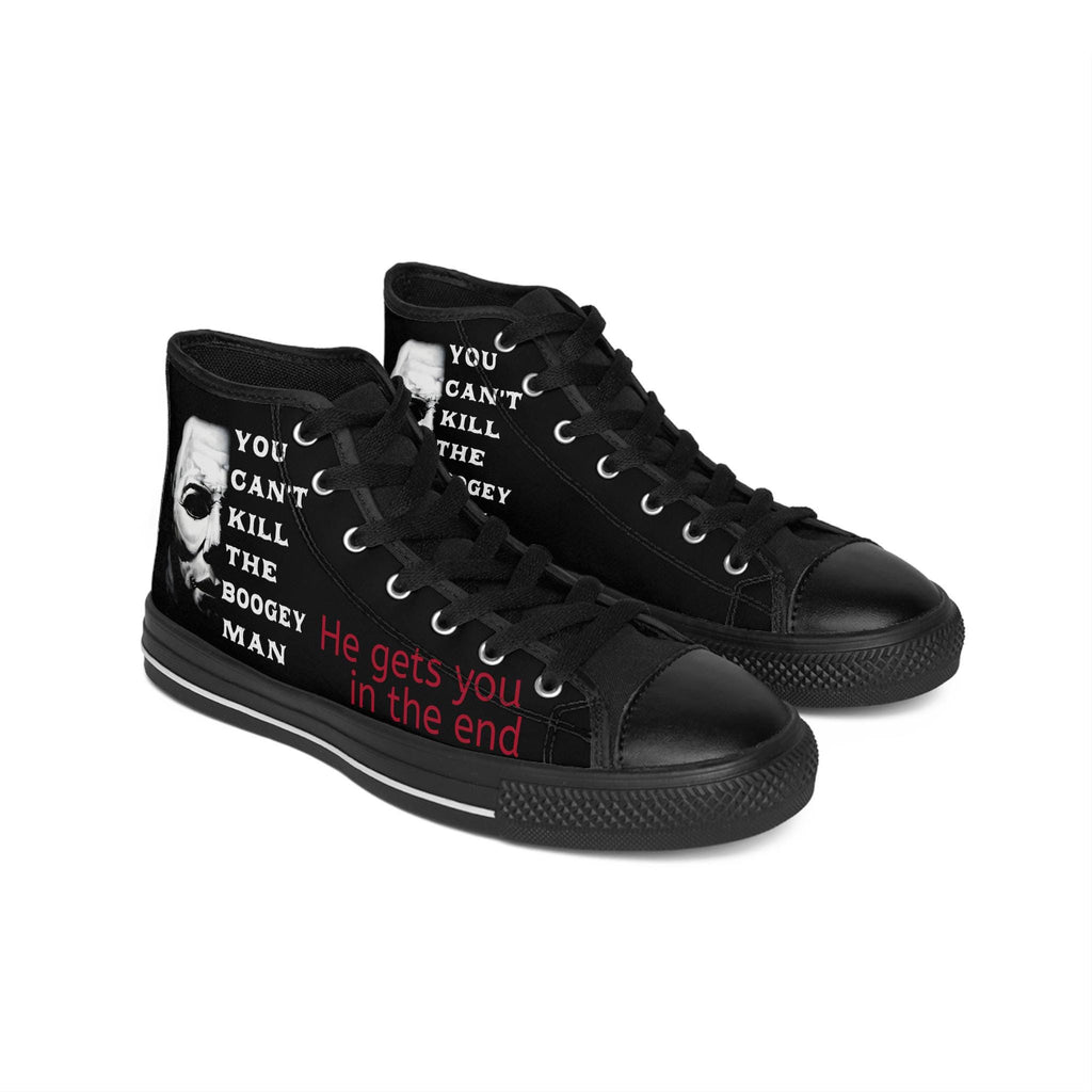 Michael Myers High-Top Sneakers: Women's Horror-Themed Streetwear