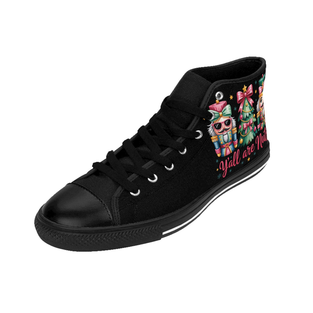 Nutcracker 'Y'all Are Nuts' Christmas Sneakers - Converse Inspired